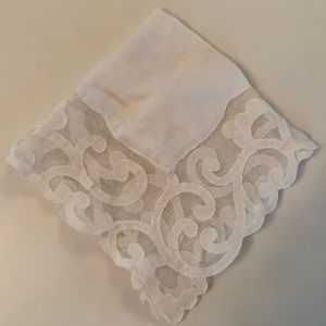 Precious dainty handkerchief.